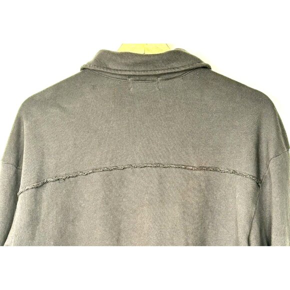 Anthropologie tna Womens Cardigan Sweater Button Front Knit Top Raw Hem Black XS - Picture 5 of 13